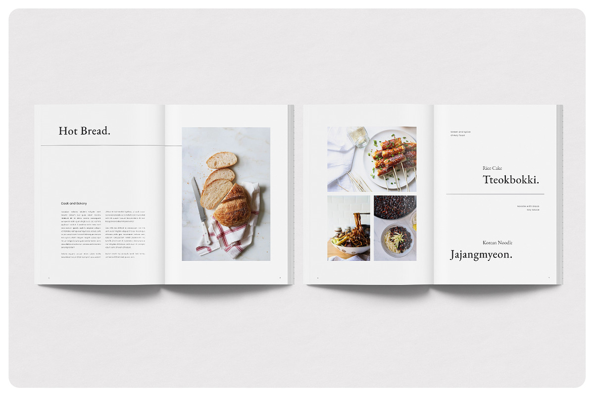 TASTIES Cookbook & Food Recipe, a Magazine Template by BlancaLab Studio (Photo 3 of 8)