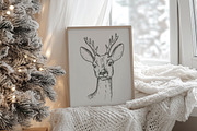 Vintage Charming Christmas Line Art, an Object Graphic by AnMark (Thumbnail 10 of 15)