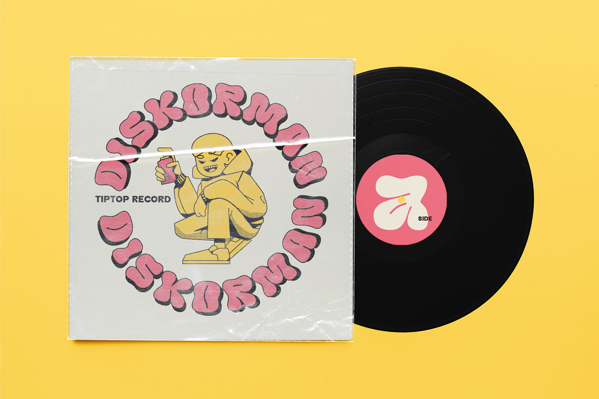 Diskorman – Bubbly Urban Graffiti, a Slab Serif Font by Tiptop Graphic (Photo 6 of 9)