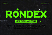 Rondex Display Font, a Font by Artonix (Thumbnail 1 of 6)