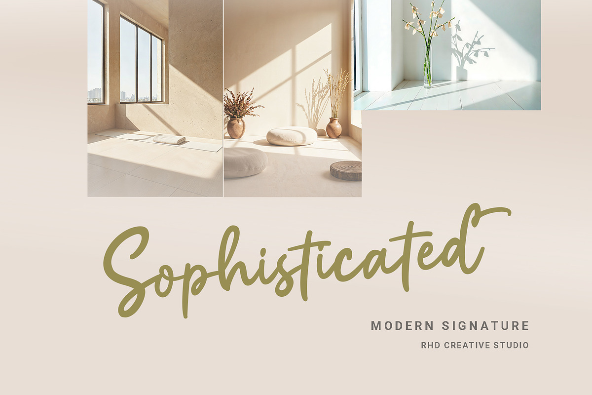 Casual Flow - Modern Signature Font, a Handwritten Font by RHD Creative Studio (Photo 2 of 8)