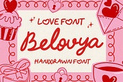 Belovya Script, a Script Font by maghrib (Thumbnail 1 of 6)