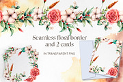 Fall Watercolor autumn flowers, a Seasonal Illustration by Yuliya Derbisheva (Thumbnail 7 of 9)