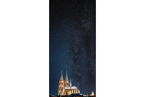 Cologne, Germany. Night View Of, an Architecture Photo by Our Amazing World