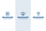 Letter K V Y Infinity Line Logo, a Branding & Logo Template by Pray Art Design Studio (Thumbnail 1 of 2)