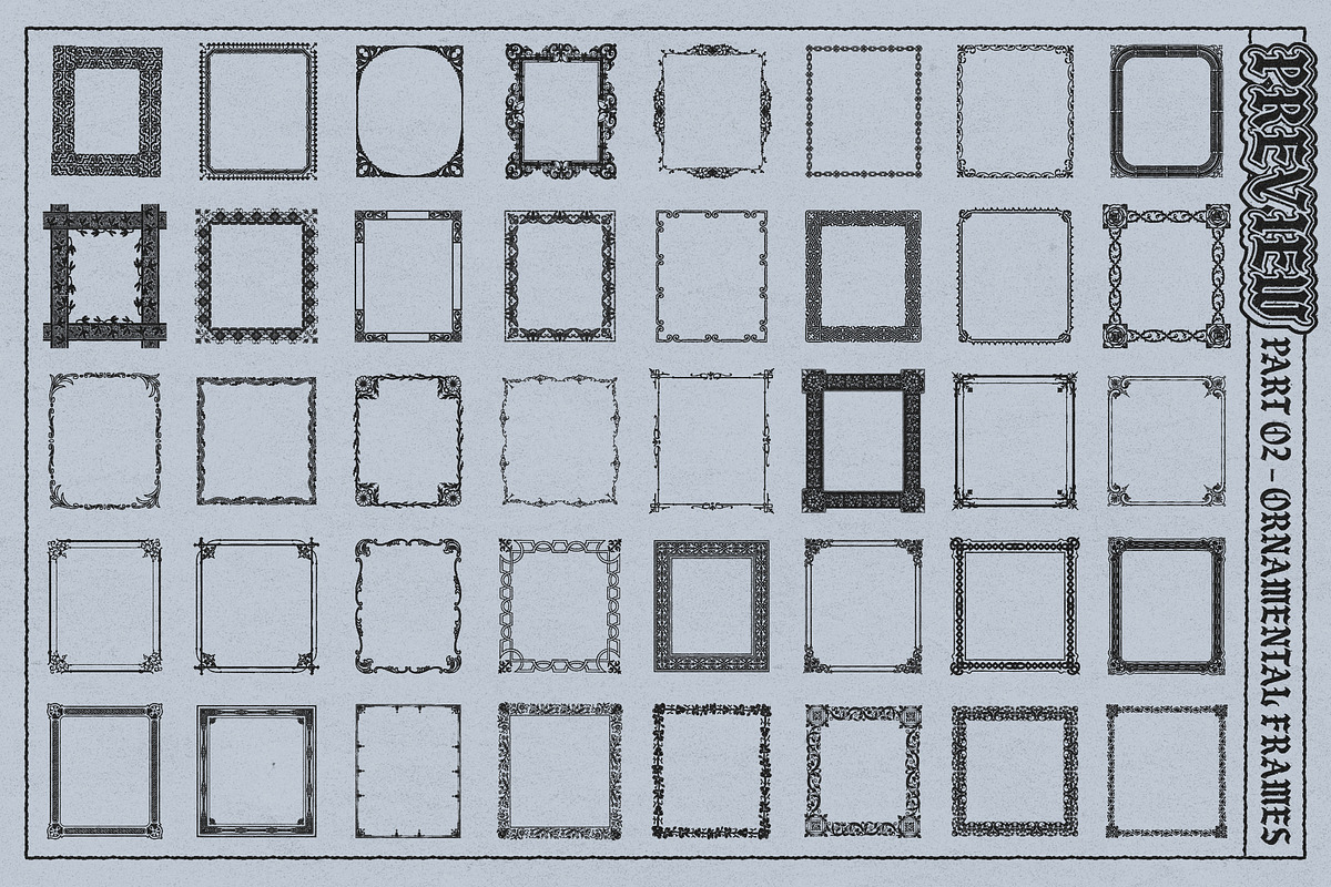 Illustrator Frames Brushes, a Brush Add-On by MiksKS (Photo 18 of 21)
