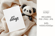 5x7 Baby Shower Card Mockup, a Mockup by EmpaviMockups (Thumbnail 3 of 8)