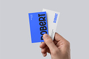 Square Business Card Mockup Bundle, an Advertising Mockup by graphypix (Thumbnail 6 of 14)
