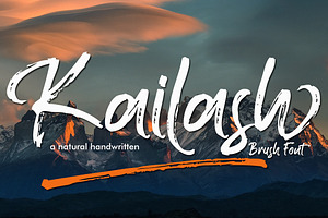 Kailash - Brush Font