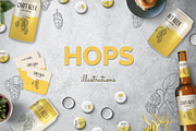 Hops. Illustrations, an Illustration by helgascandinavus (Thumbnail 1 of 9)