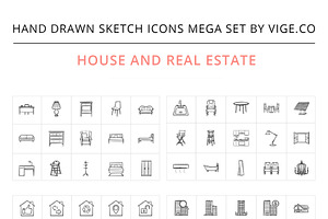 Hand Drawn Sketch Vector Icons