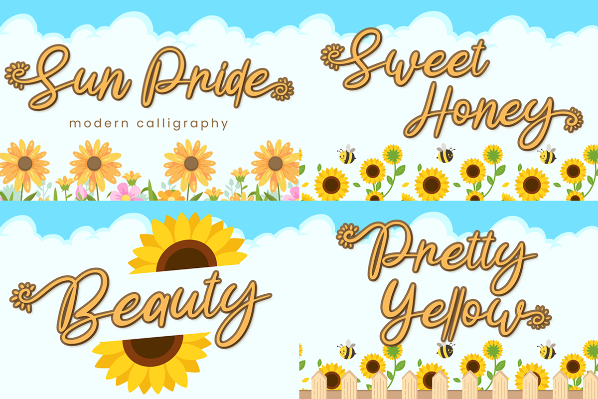 The Summer Vibes Font Bundles, a Sans Serif Font by Attype (Photo 11 of 16)