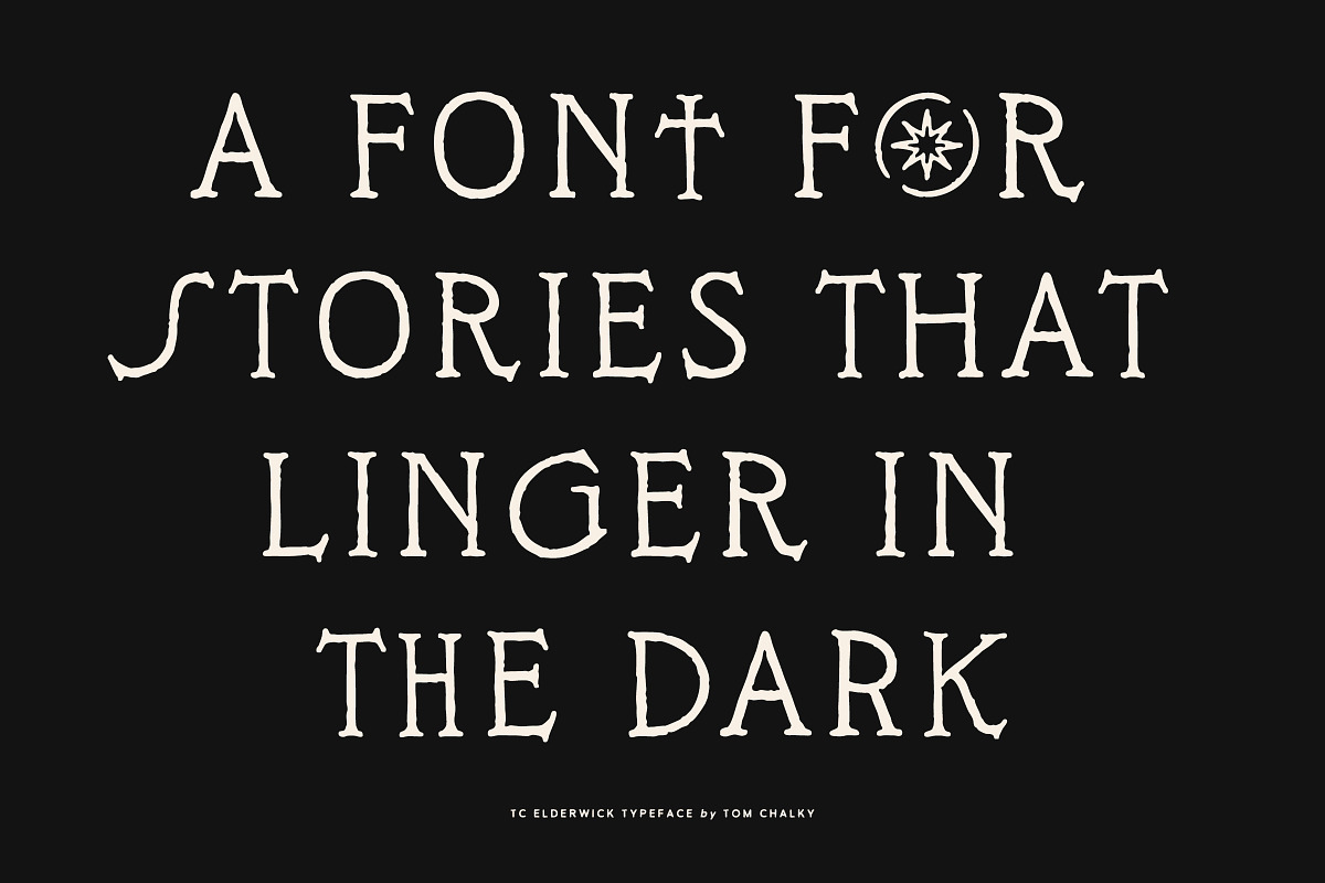 Elderwick - Fantasy Serif & Symbols!, a Serif Font by Tom Chalky (Photo 2 of 9)