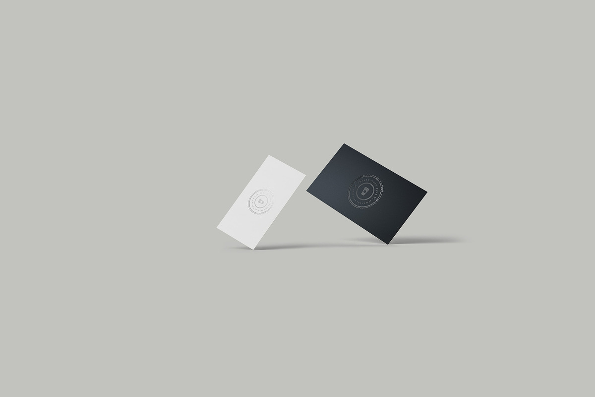 Spot UV Business Card Mockup - Stand, a Print Template by thengtiger