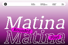 Matina Rounded Pixel