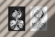 Snake Cult vector elements, an Illustration by Croisy (Thumbnail 6 of 8)