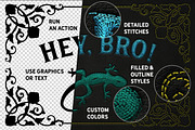 Machine Embroidery Photoshop Actions preview 2
