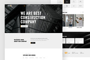 Boldiz - Construction HTML Template, a HTML Template by TemplatesJungle (Thumbnail 1 of 2)