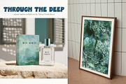 Ocean watercolor background animals, a Background Graphic by Yuliya Derbisheva (Thumbnail 3 of 15)