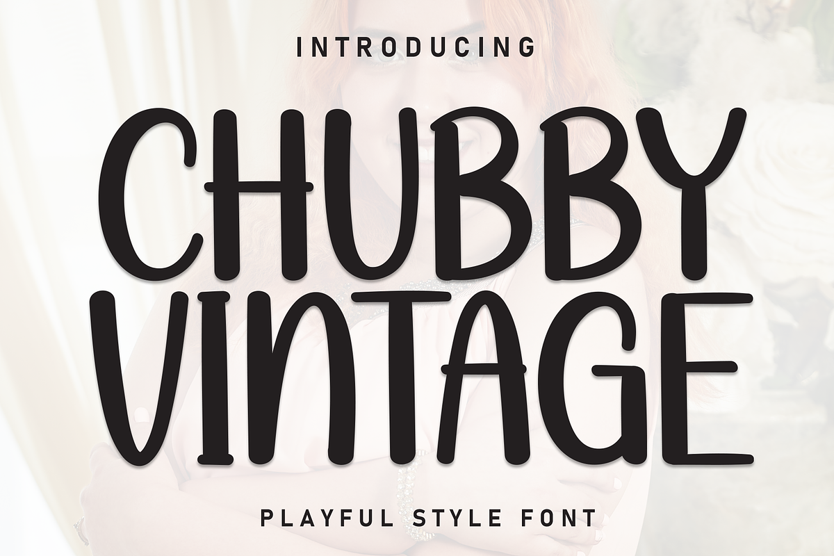 Chubby Vintage | Script Font, a Script Font by Scratchones (Photo 1 of 8)