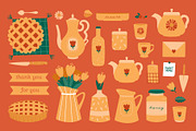 Tea Drinking Collection, an Object Illustration by Renberrry.Store (Thumbnail 13 of 13)