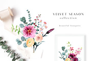 Velvet season - graphic set, an Illustration by Youksy (Thumbnail 5 of 10)
