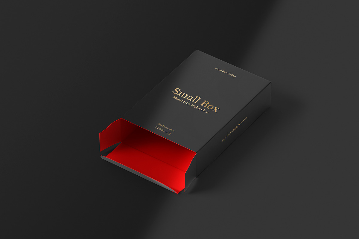 Small Box Mockup, a Packaging Mockup by WebAndCat (Photo 27 of 40)
