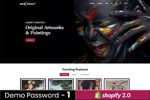 Art Photography Shopify Theme OS 2.0
