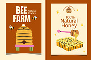 Bee Farm. Beekeeping and honey, a Food Illustration by Luamor (Thumbnail 3 of 10)
