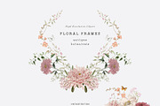 ANTIQUE BOTANICALS Vintage Flowers, a Decorative Illustration by Muse Artist (Thumbnail 11 of 12)
