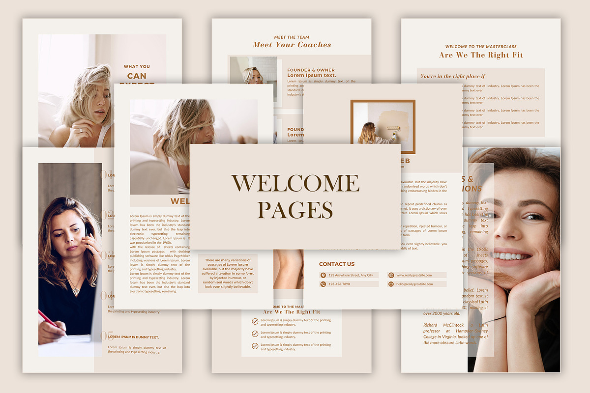CANVA Elegant Workbook Template, a Print Template by DesignByStore (Photo 3 of 10)