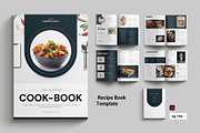 Recipe Book Template, a Brochure Template by Cleffon_Graphic_Studio (Thumbnail 1 of 9)