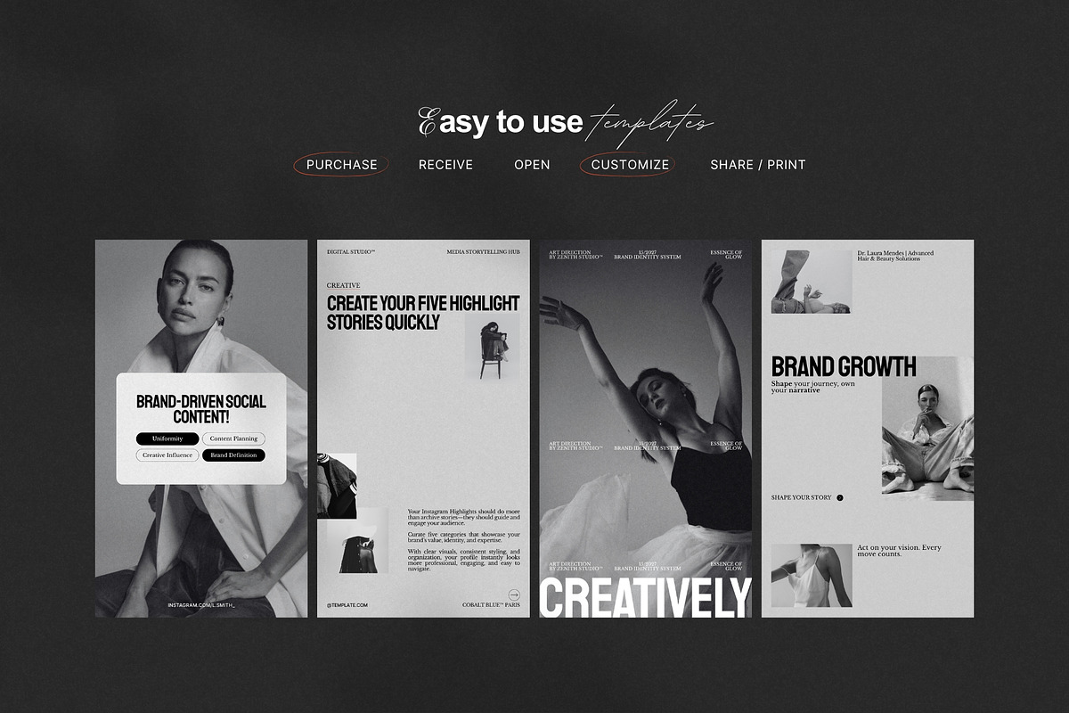 Instagram Marketing Story Bundle, a Social Media Template by Pixel Grid (Photo 6 of 8)