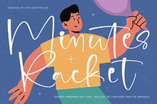 Minutes Racket Quirky Handwritten