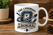 Vintage Hockey Legend Sports Logo, an Object Graphic by Artivon (Thumbnail 1 of 3)