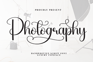 Photography Script Font