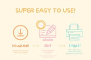 Baby Theme Brand Stationery Bundle, a Stationery Template by Hell Yeah Designs (Thumbnail 4 of 9)