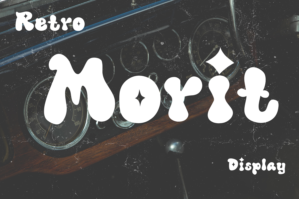 Morit retro font, a Script Font by JJuta (Photo 1 of 8)