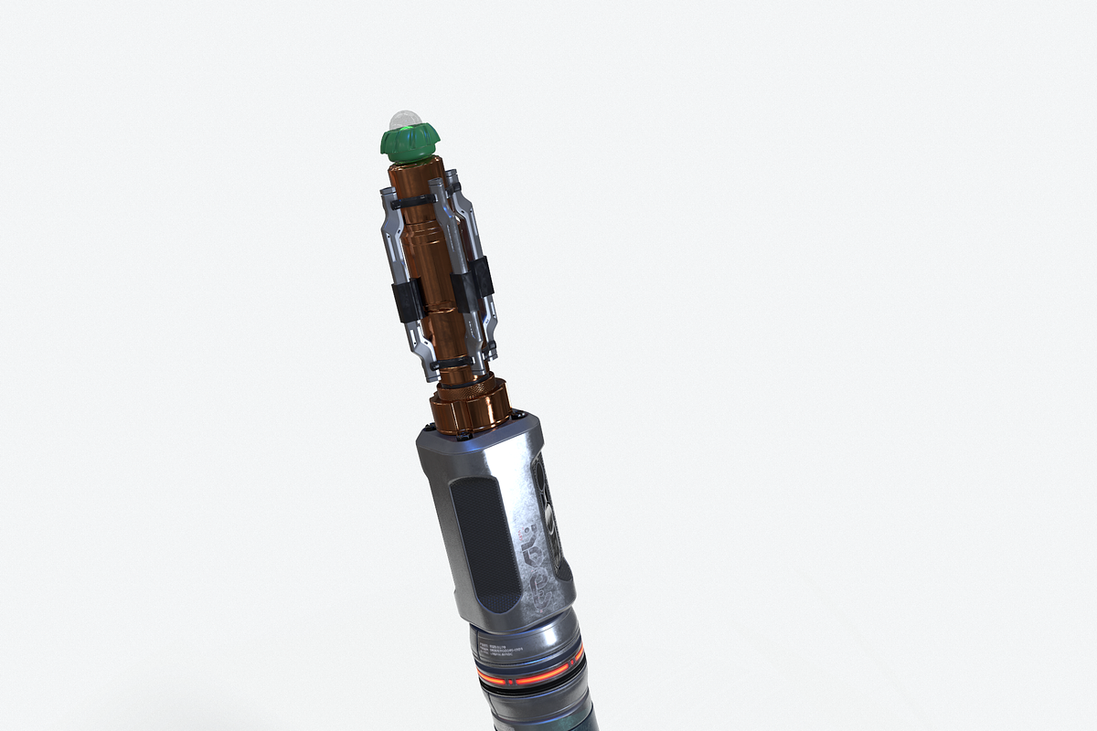Sonic Screwdriver Sci-Fi PBR, an Object 3D Model by Daniel Mikulik (Photo 5 of 25)