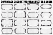 Vintage Decorative Frame Bundle, a Decorative Illustration by musafir_fashion (Thumbnail 1 of 31)