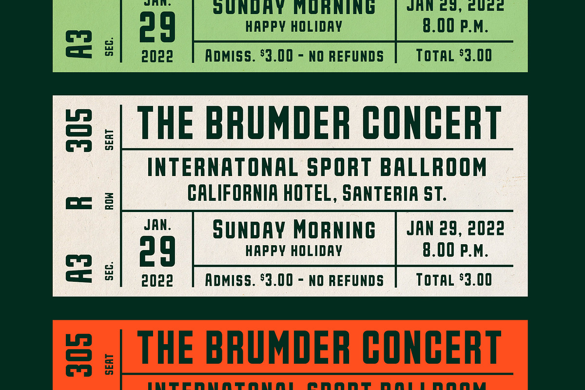 Brumder Font, a Sans Serif Font by trustha (Photo 2 of 10)