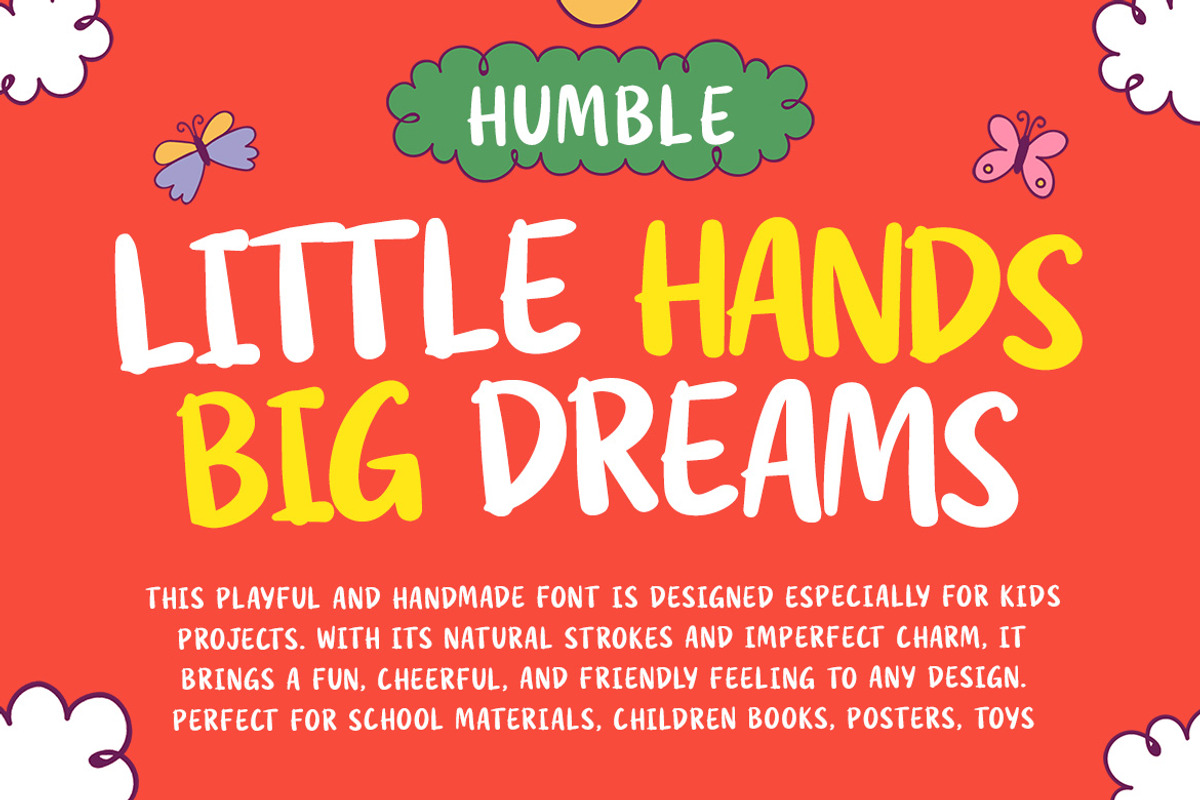 Inerchild Kidos– Playful Handwritten, a Handwritten Font by decographstud (Photo 2 of 7)