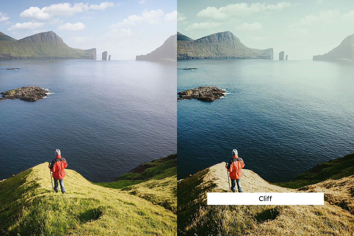 20 Faroe Islands Lightroom Presets, a Preset Add-On by skybluecreative (Photo 3 of 10)