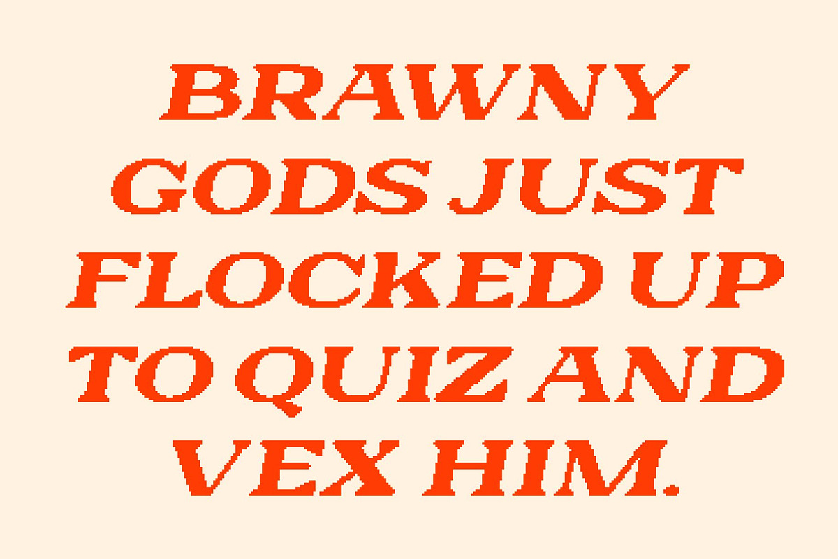 Galeno Rounded Pixel, a Serif Font by Craft Supply Co. (Photo 5 of 8)