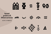 Aztec, Mythology & Abstract, a Decorative Illustration by Camara Design (Thumbnail 5 of 8)