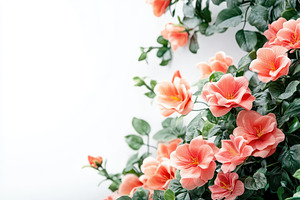 Flowering plant with pink flowers, a Photo by Pavel_design