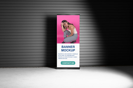 ROLL UP BANNER MOCKUP