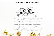 Christmas Smile, a Script Font by Yoga Letter (Thumbnail 6 of 8)
