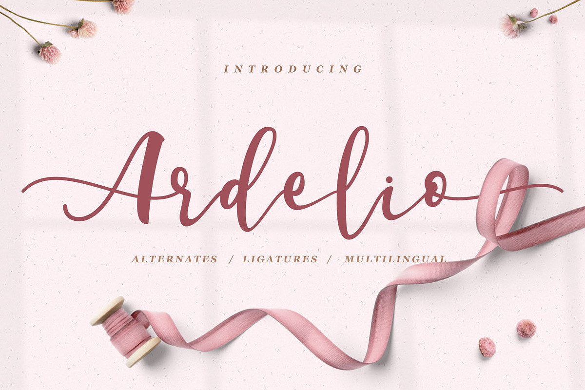 Ardelio - Elegant Script Font