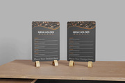 Menu Holder Mockup, a Product Mockup by MrLetters (Thumbnail 4 of 5)